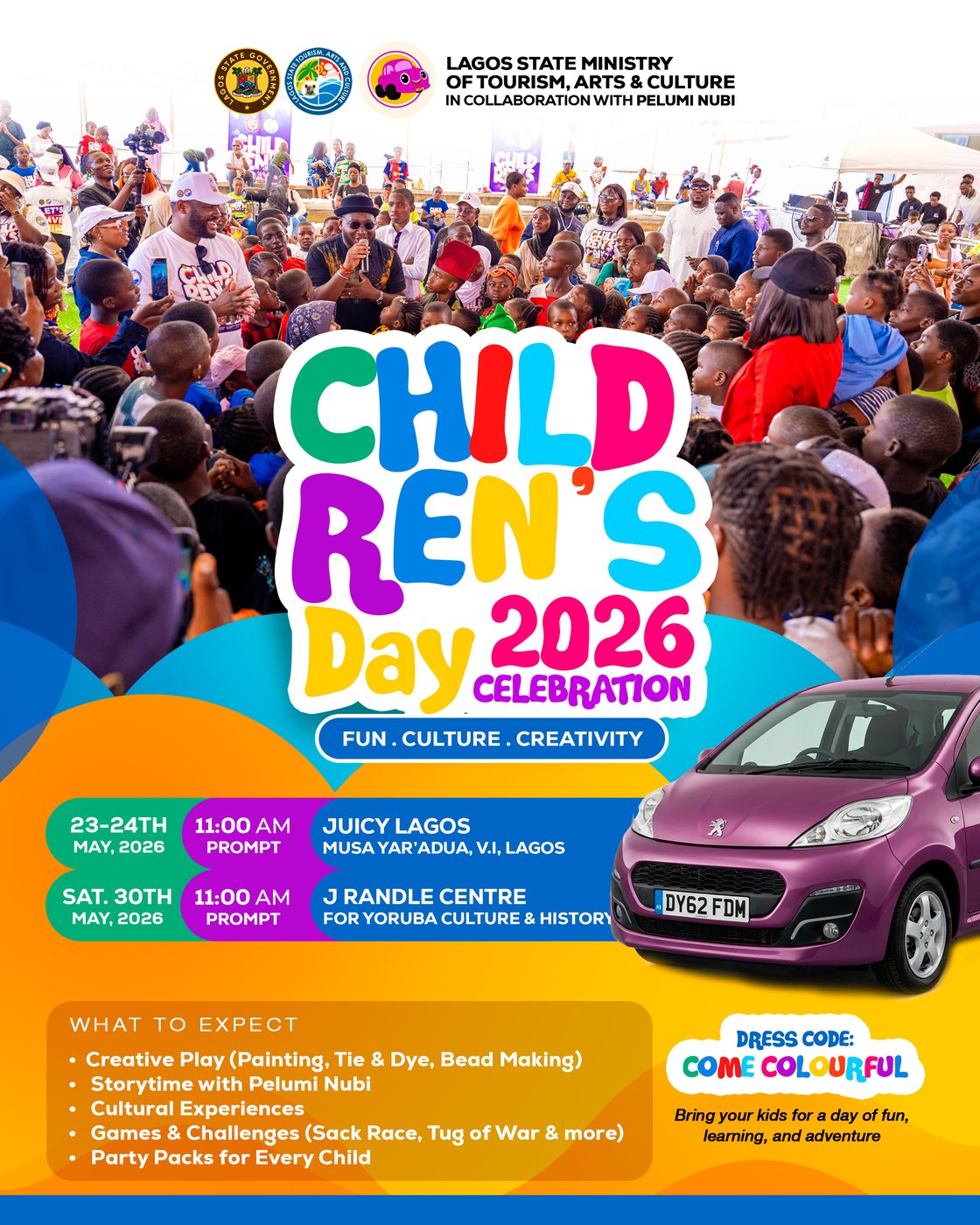 Lagos State Children's Day 2026 celebration flyer